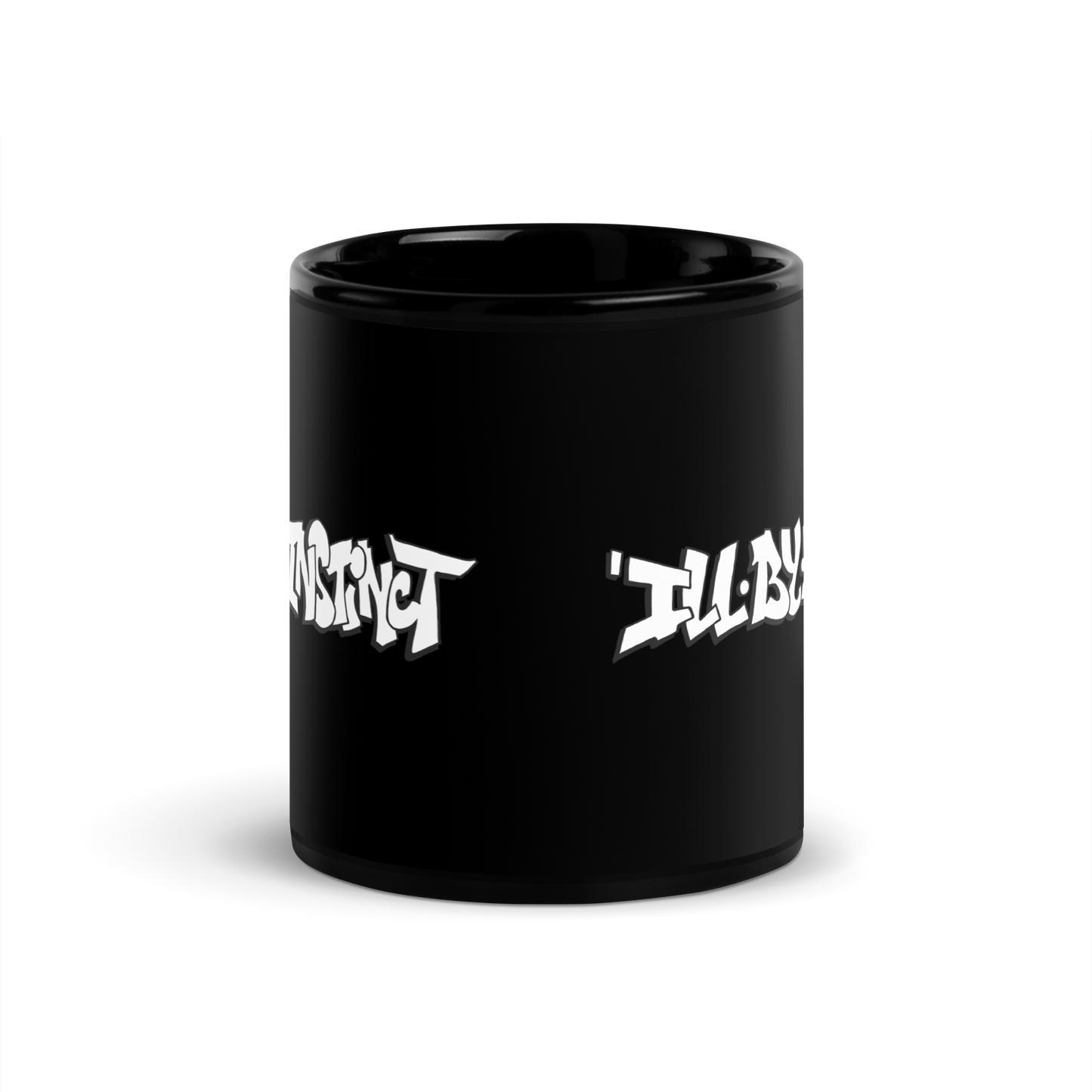 IBI Logo Black Glossy Mug