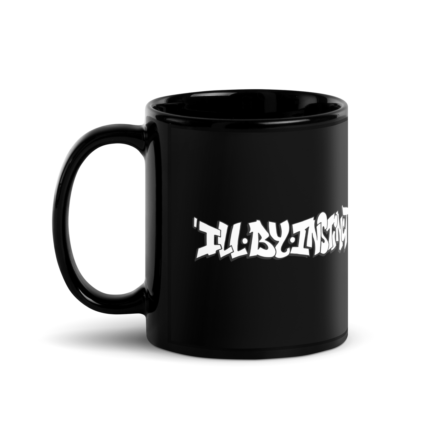 IBI Logo Black Glossy Mug