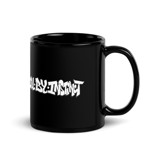 IBI Logo Black Glossy Mug