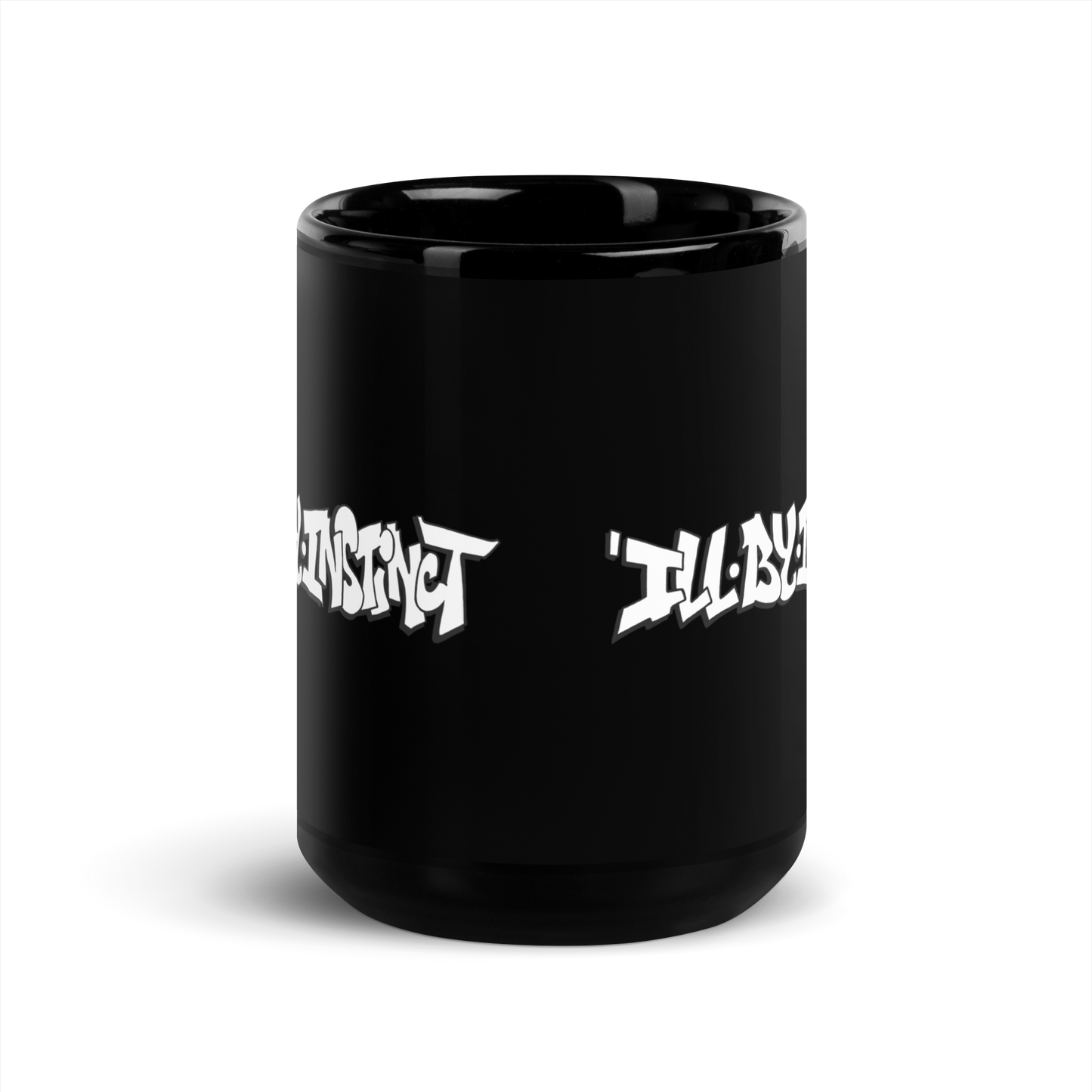 IBI Logo Black Glossy Mug