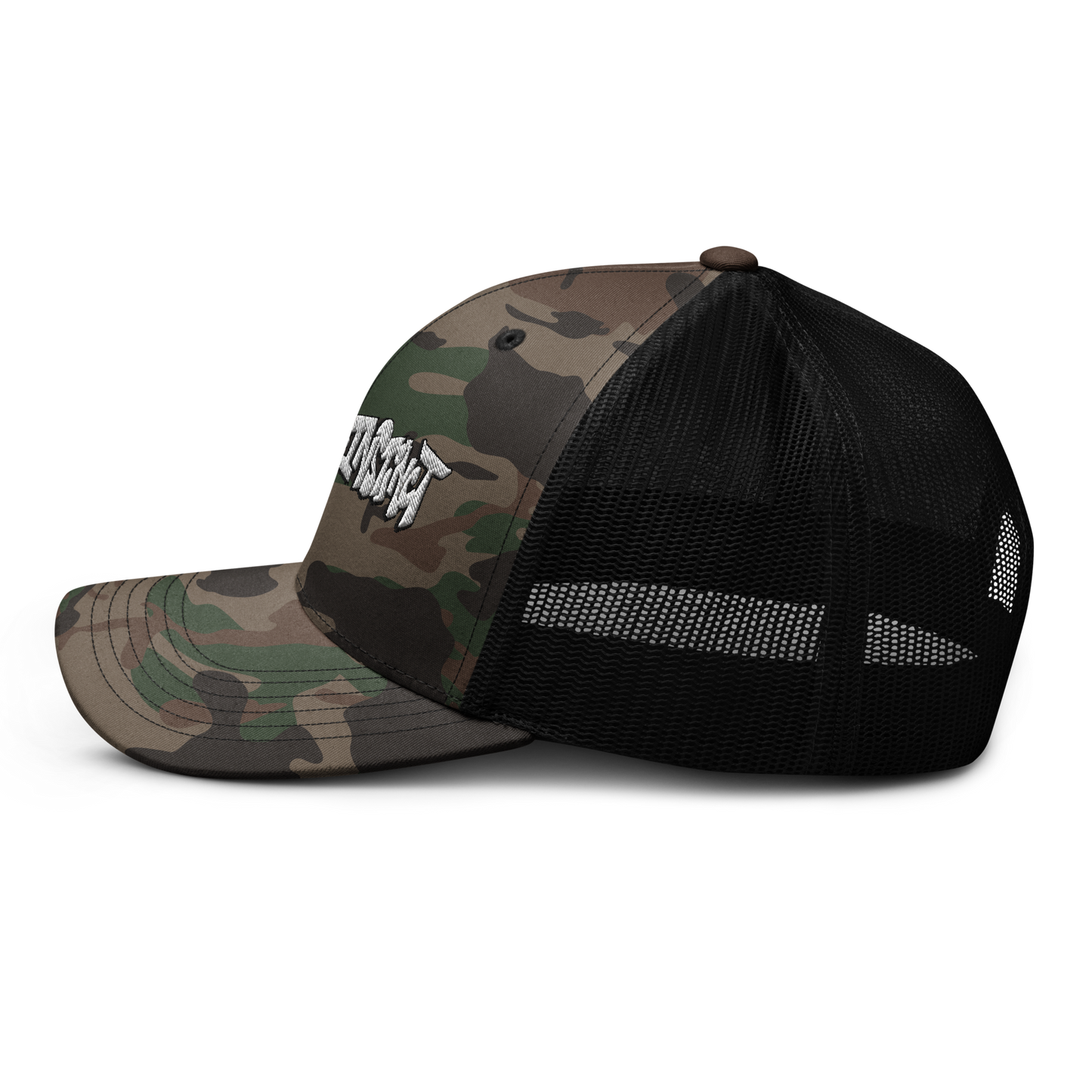 ill by instinct Camouflage trucker hat